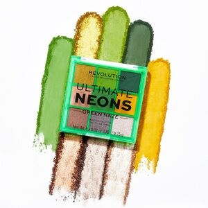 Makeup Revolution Ultimate Neons Eyeshadow Palette - Green Haze